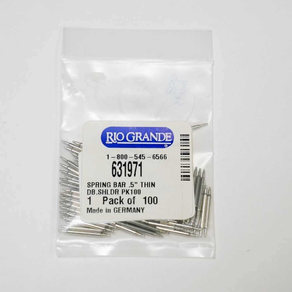 New - 100 spring bar .5" spring bars for watch bands